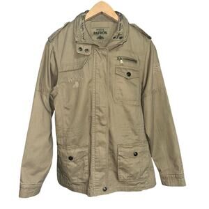 Tequila Patrón Cotton Military Jacket in Tan M